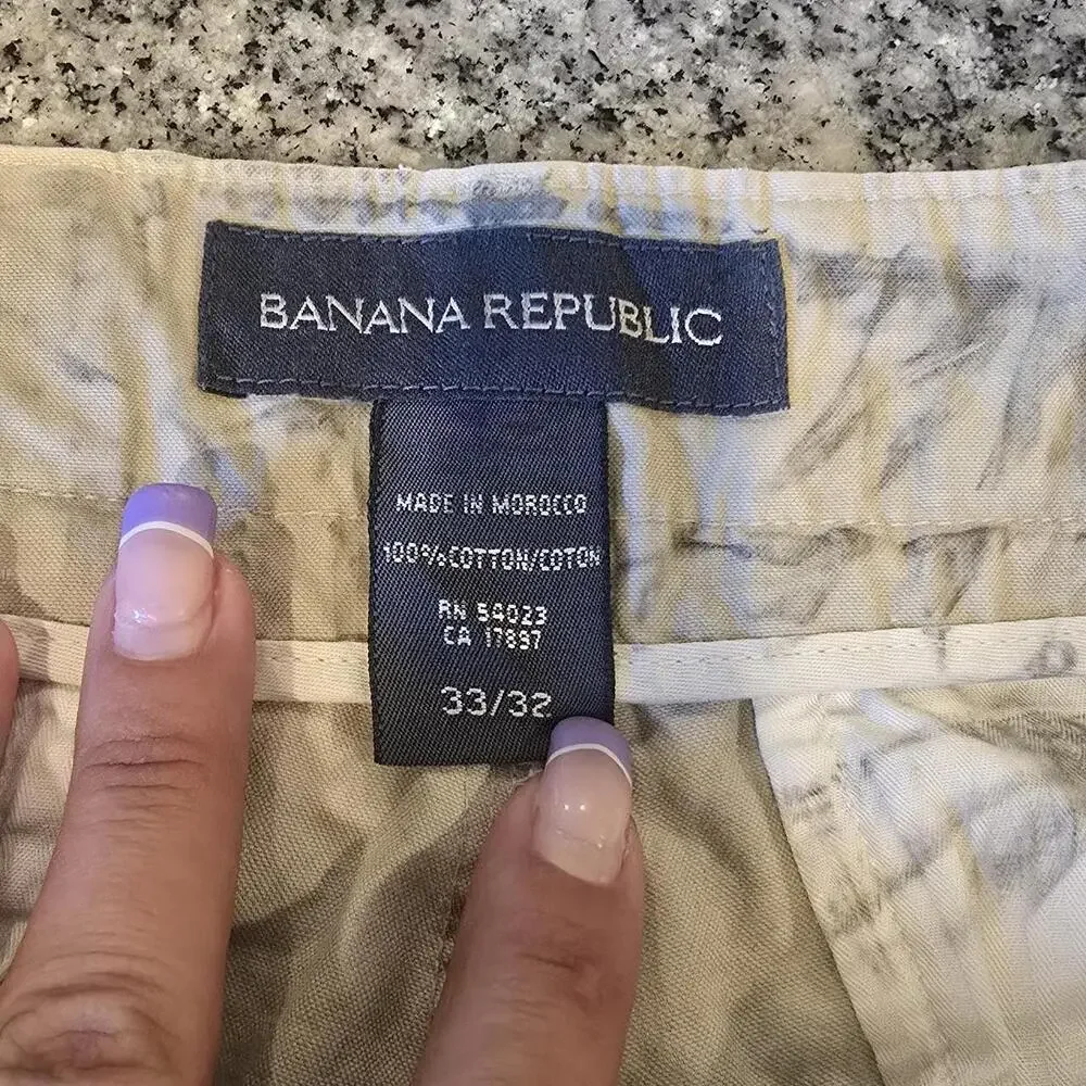 Banana Republic Men's tan cream Trousers